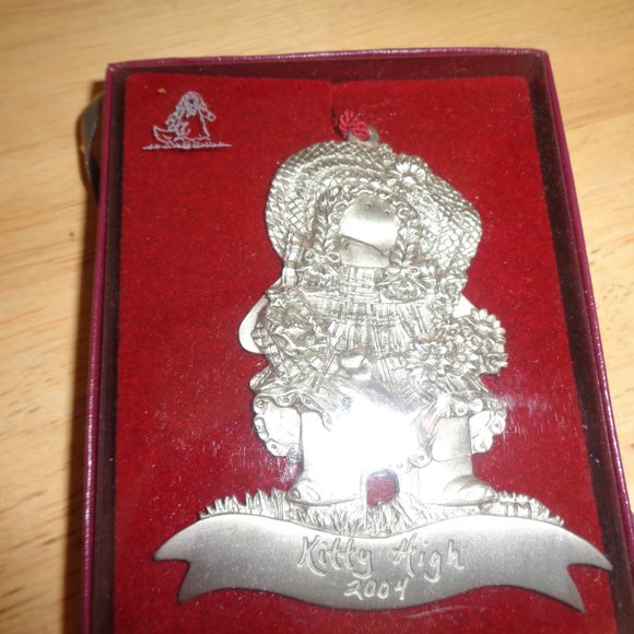 LIZZIE HIGH PEWTER ORNAMENTS ASST OF 7, RETIRED, 4 INCHES - Picture 8 of 8